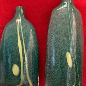 Beautiful glass decorative vases